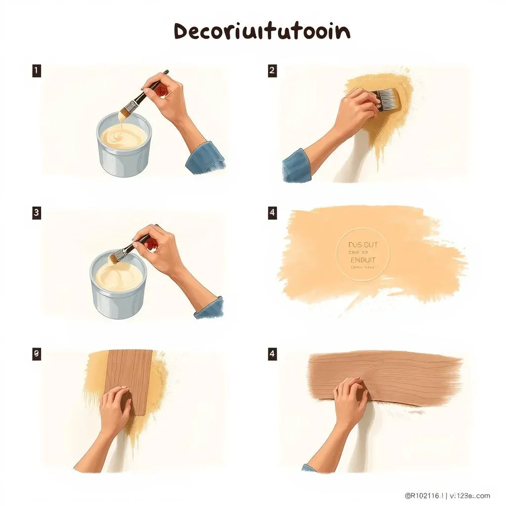 Application : Le cœur de votre tutoriel pour poser un enduit décoratif