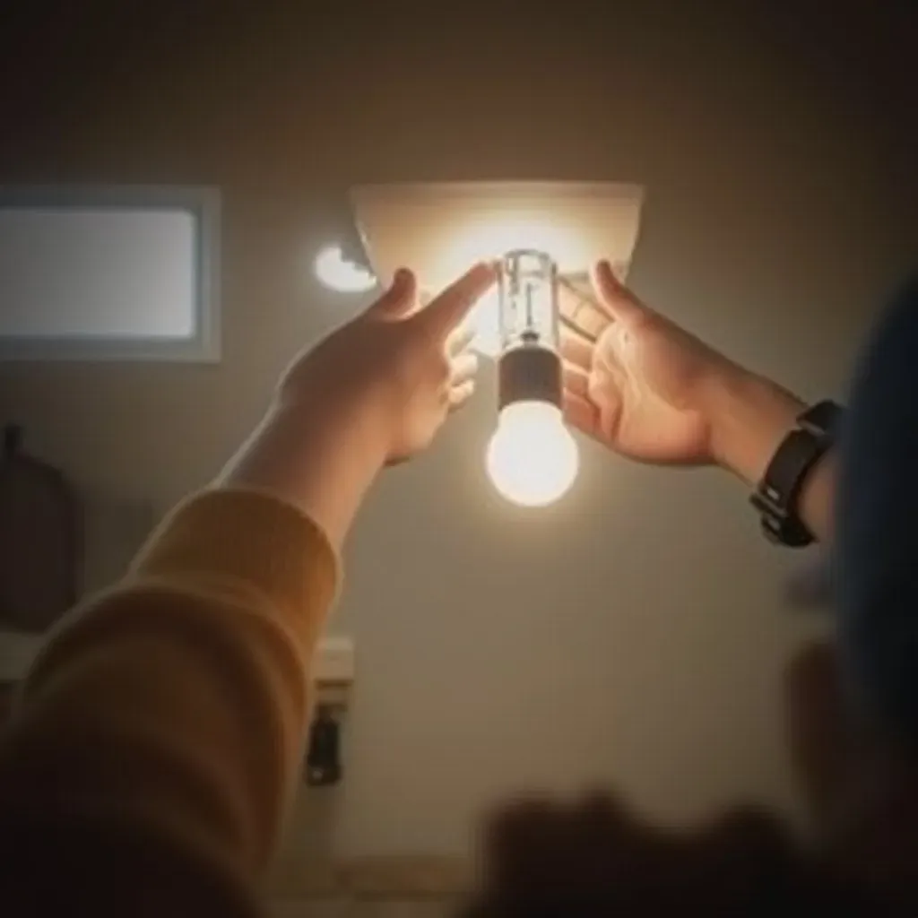 Changer une ampoule LED encastrée