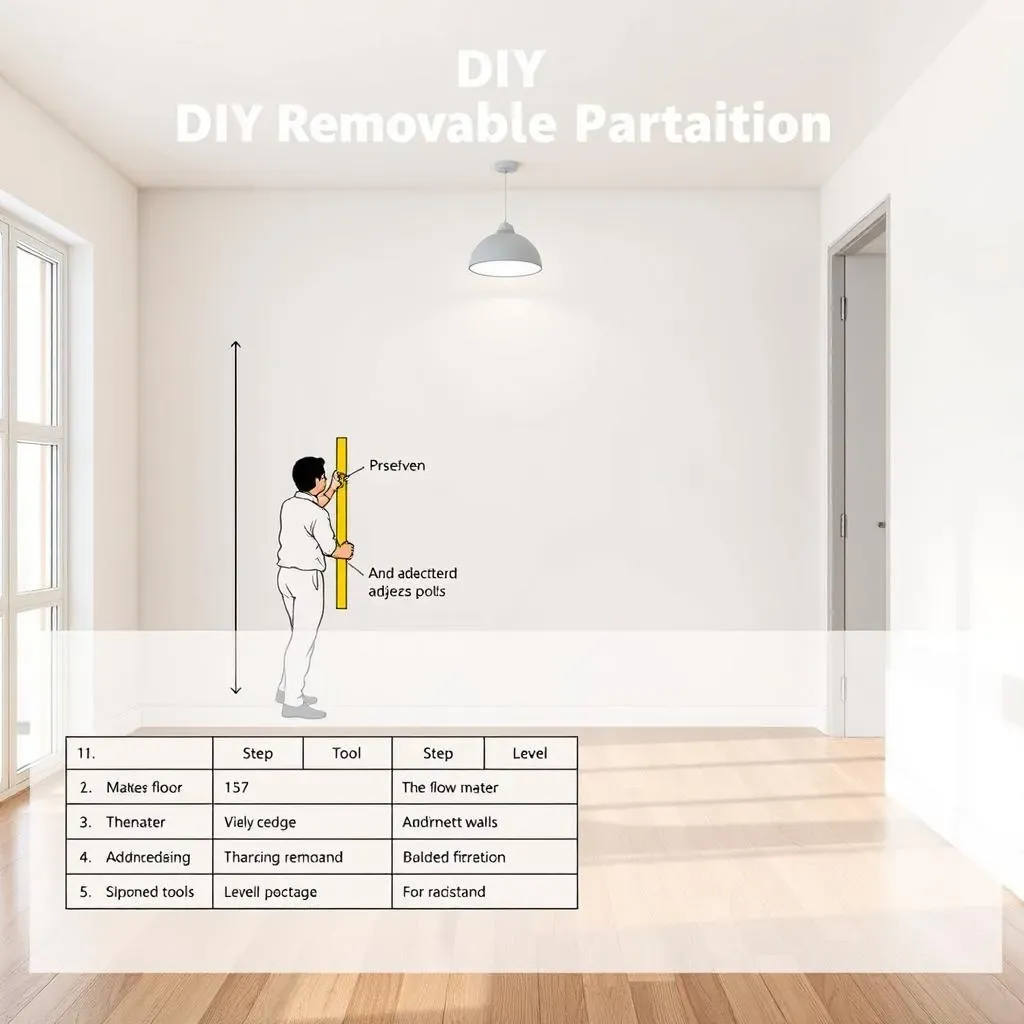 Comment Installer Facilement une Cloison Amovible DIY : Guide Étape par Étape