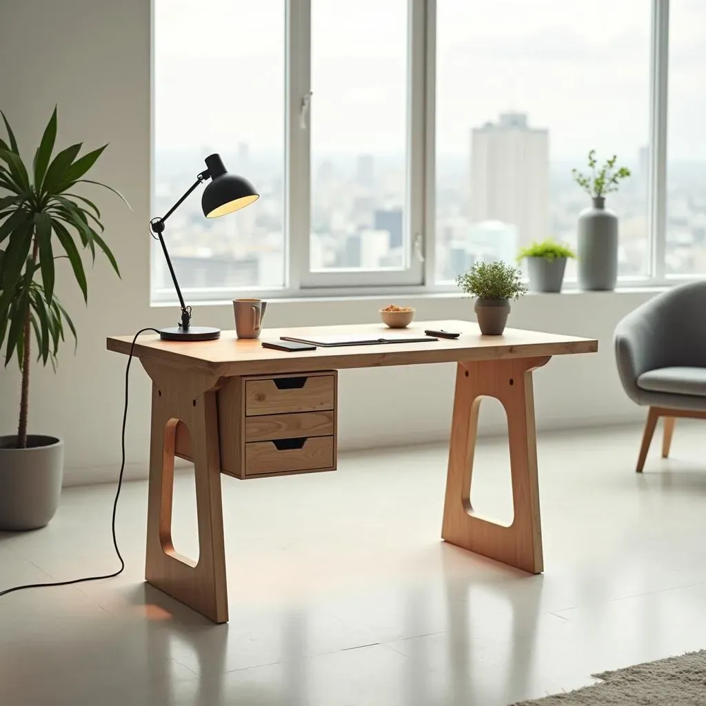 Comment transformer une vieille table en bureau moderne : Les idées de design