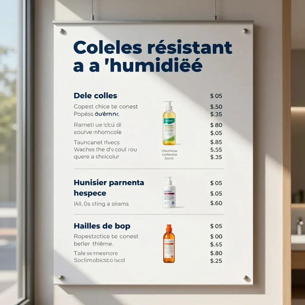 Comparatif colles salle de bain humidité Grenoble 