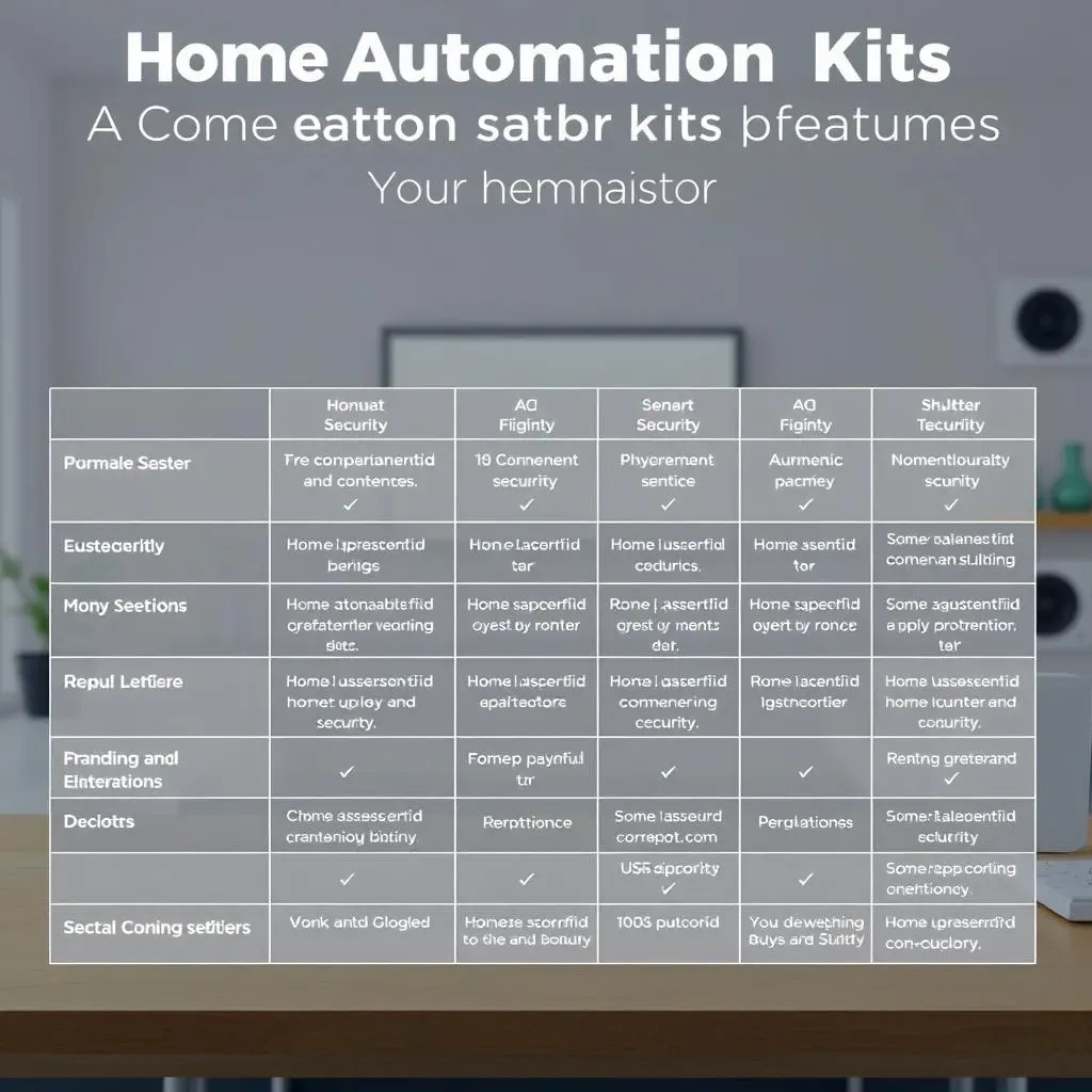 Comparatif des fonctionnalités clés des kits domotiques pour débutants