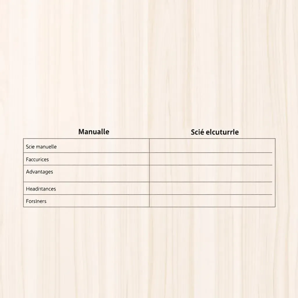 Comparatif des Scies : Avantages et Inconvénients