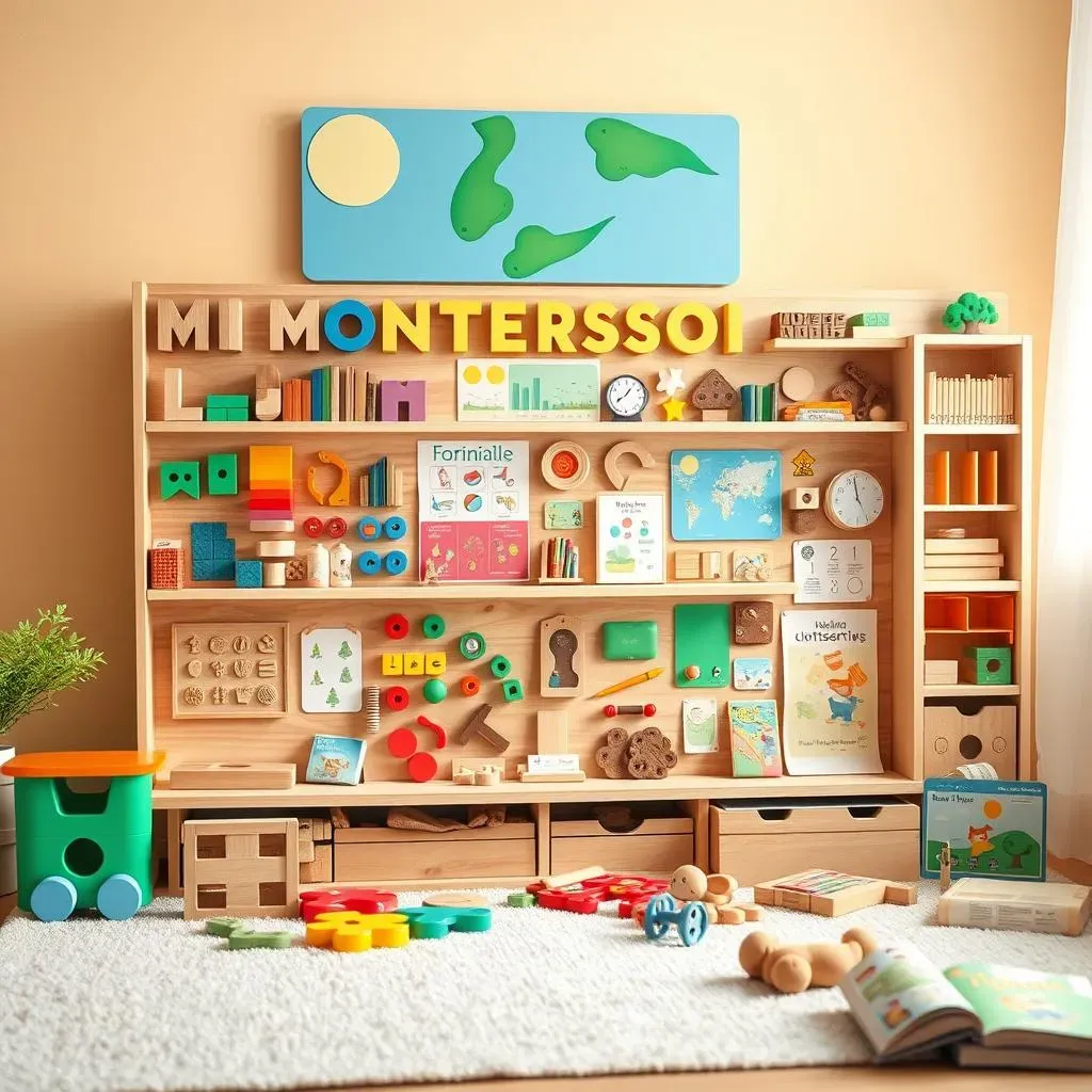 Conseils pour un tableau d'activités Montessori sûr et stimulant