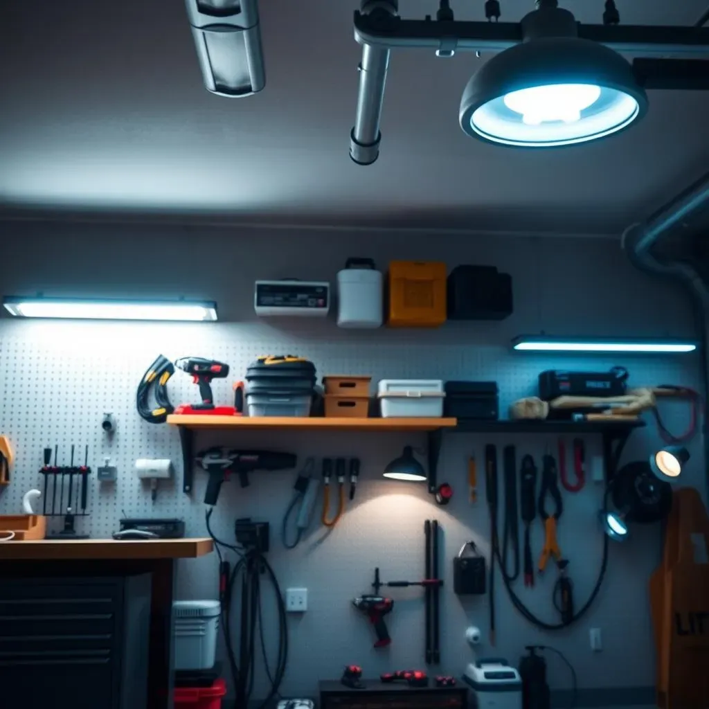 Différentes idées pour éclairer un garage DIY selon vos besoins