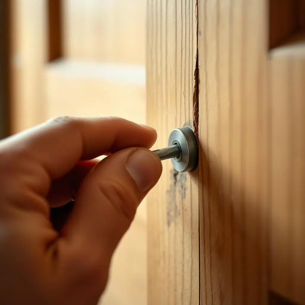 Étape par étape : comment resserrer vos charnières de porte