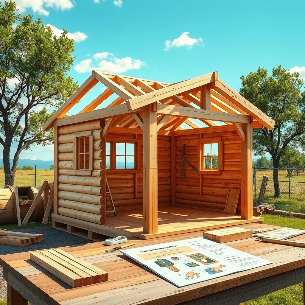 Étapes clés du tutoriel pour fabriquer une cabane en bois solide