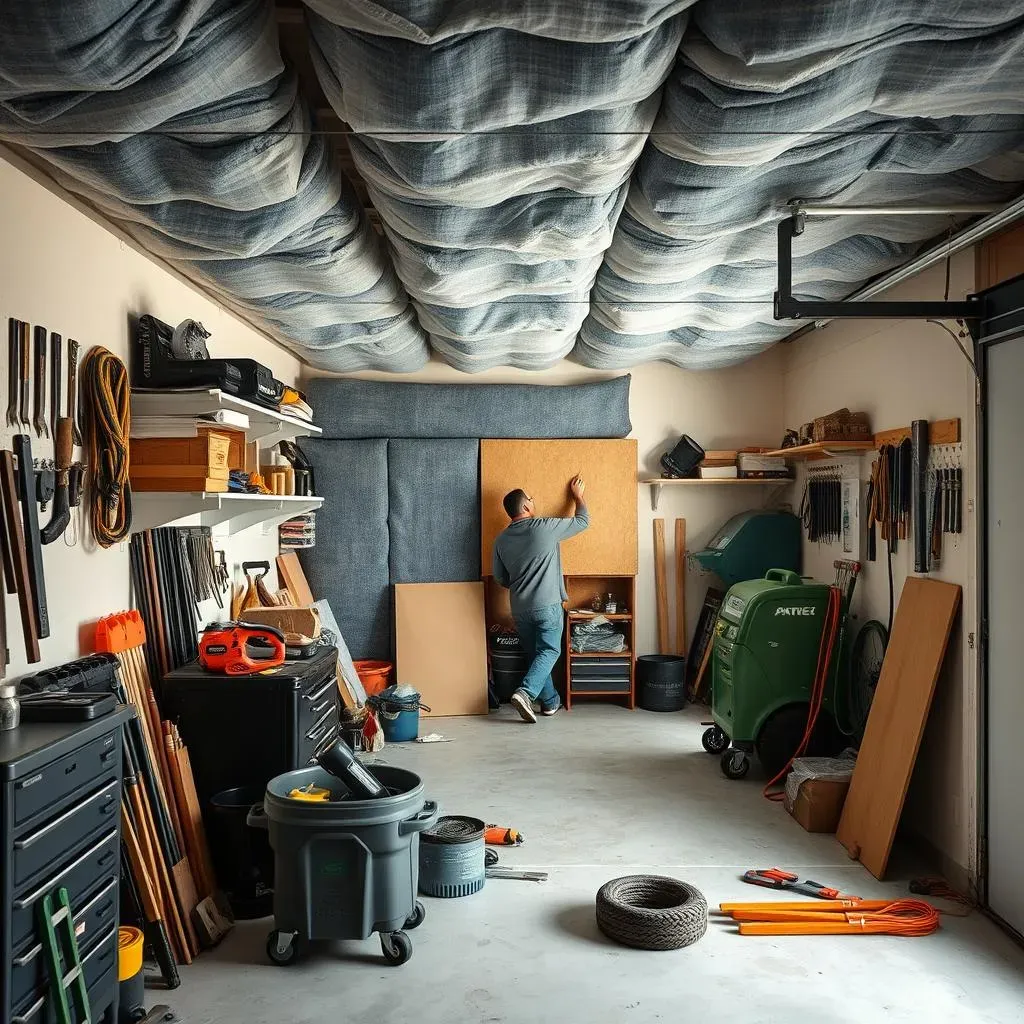 Étapes du tutoriel pour isoler un garage avec des matériaux recyclés