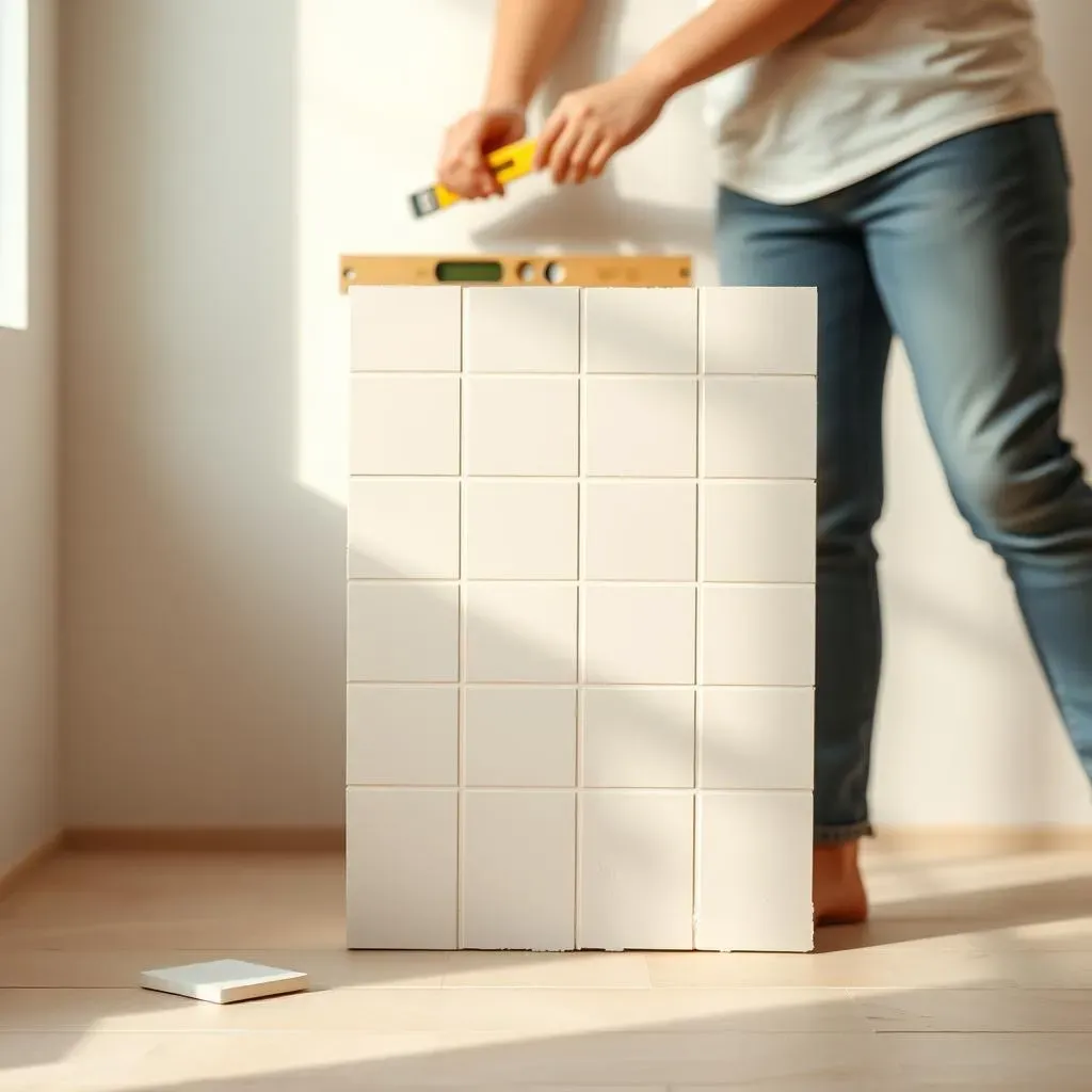 Étapes Simples du Tutoriel pour Poser un Carrelage Mural Adhésif