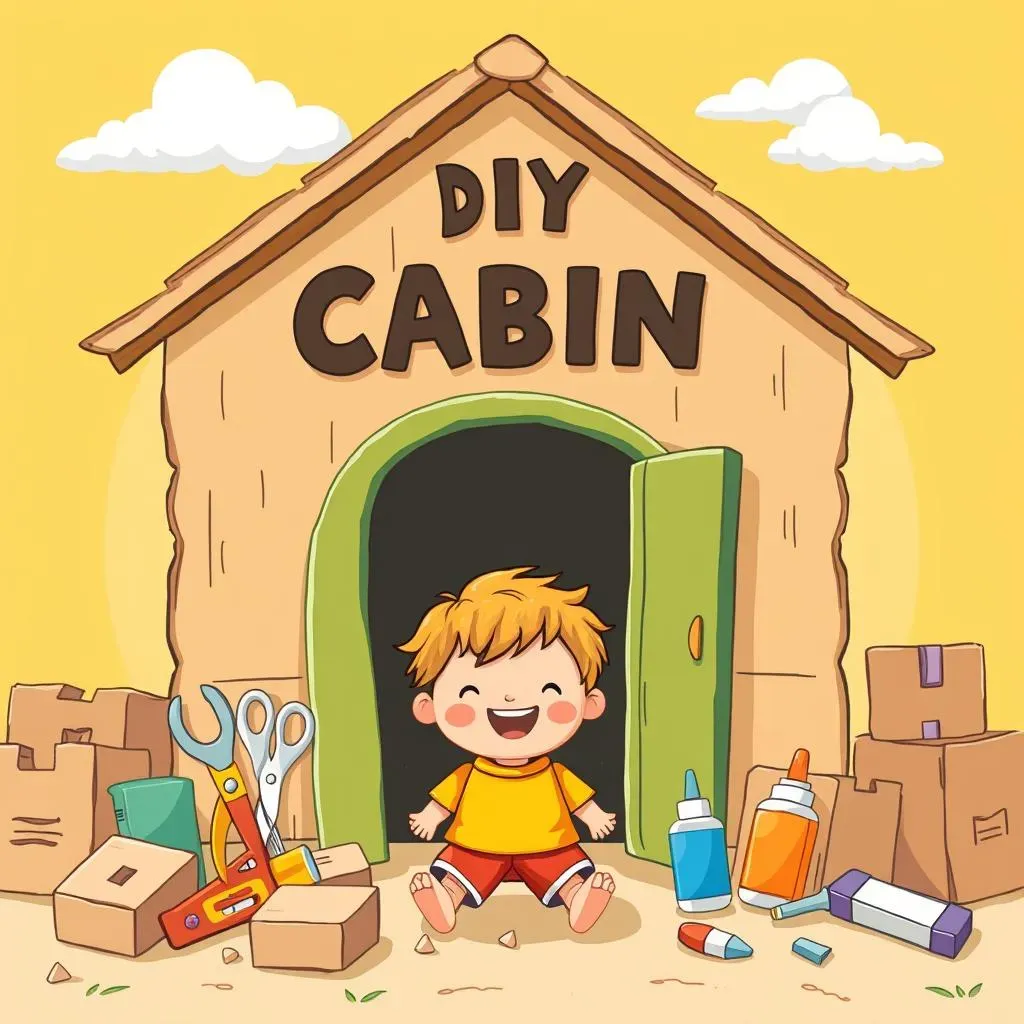 Fabriquer une cabane en carton : le DIY facile pour enfants