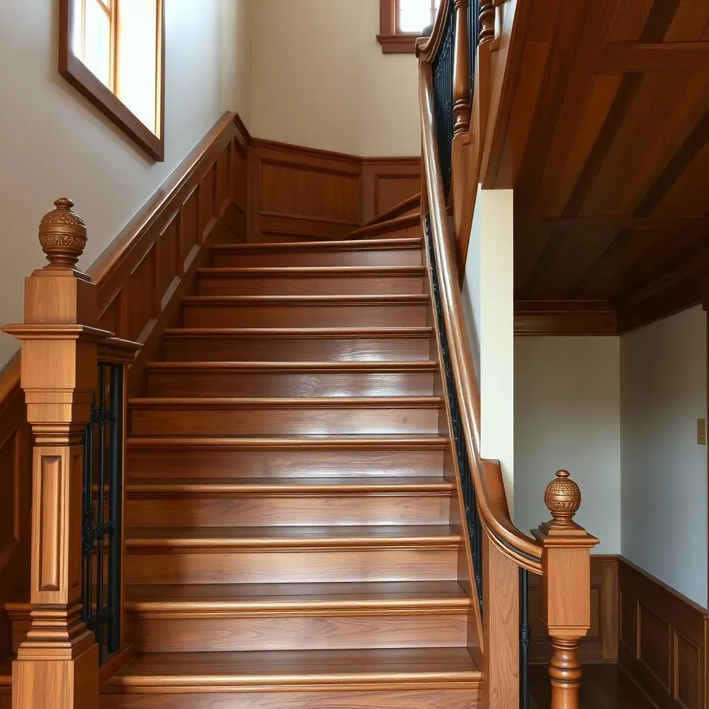 Finitions et Conseils pour un Escalier en Bois Rénové