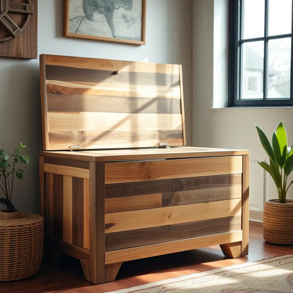 Idées originales pour construire un coffre de rangement en bois