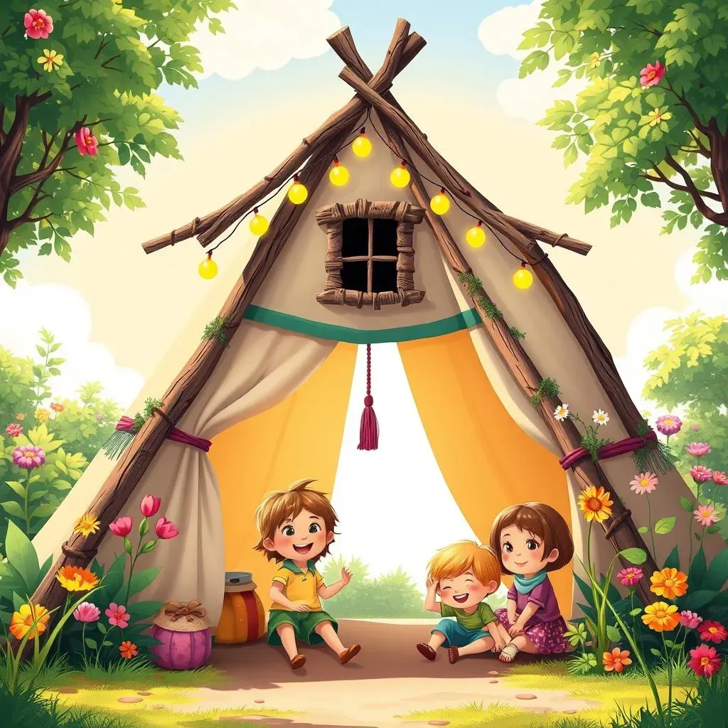 Idées originales pour fabriquer un tipi pour enfant