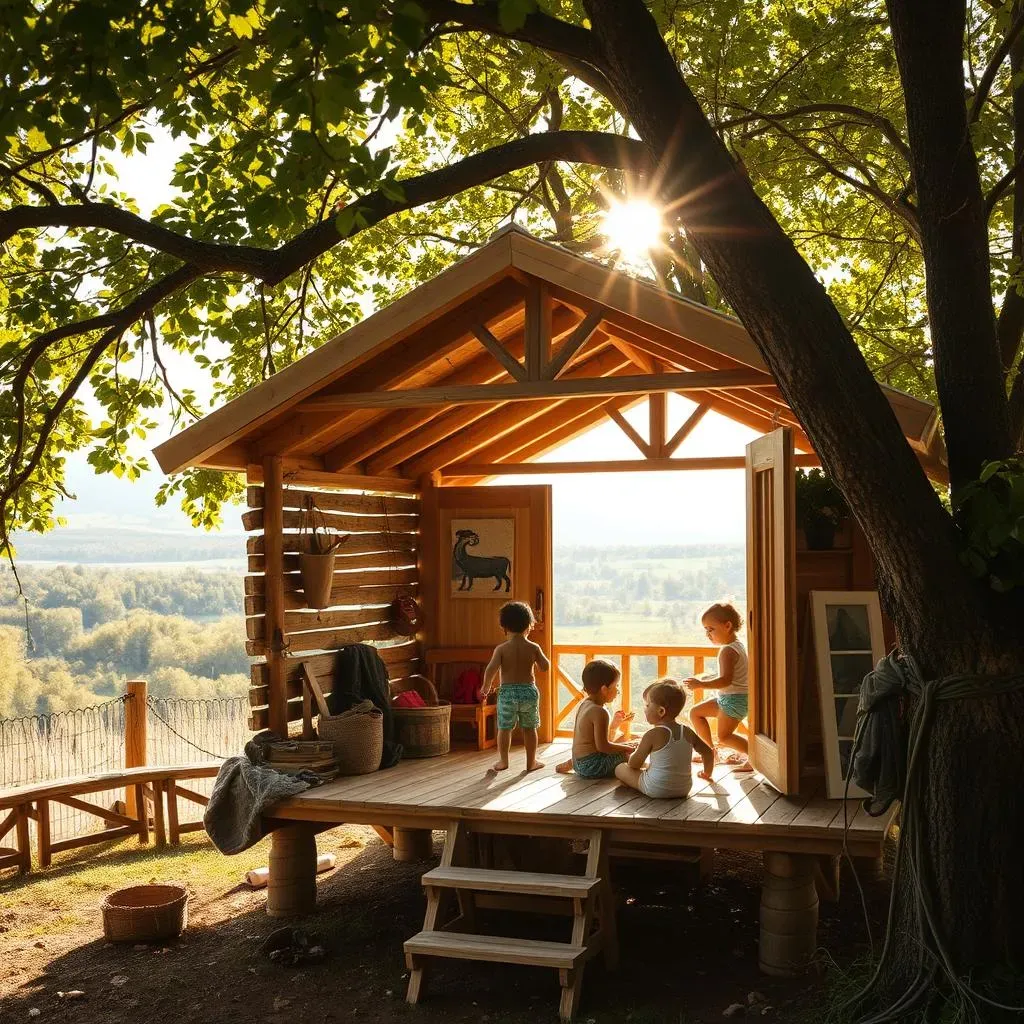 Idées originales pour fabriquer une cabane pour enfants DIY : intérieur et extérieur