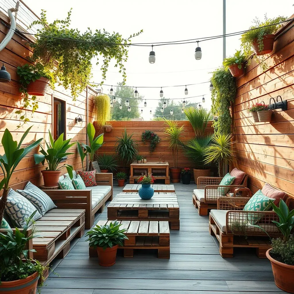 Idées géniales pour créer une terrasse en palettes : Le guide