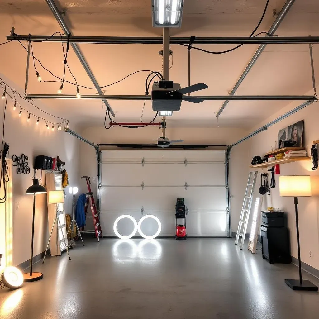 Idées brillantes pour éclairer un garage DIY