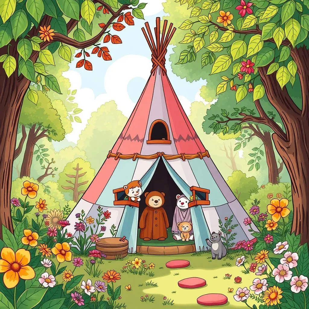 Super idées pour fabriquer un tipi pour enfant