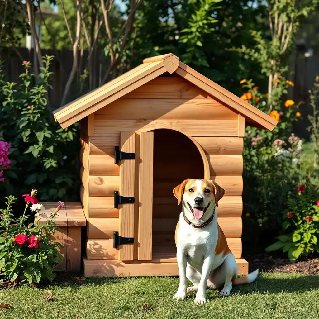 Idées incroyables pour fabriquer une niche pour chien en bois