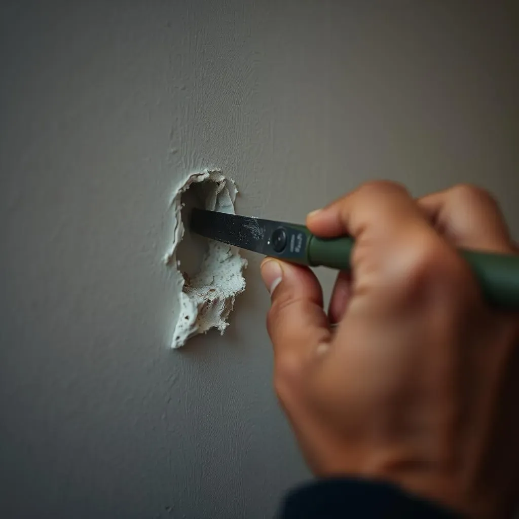 Identifier le type de trou pour bien réparer votre mur de plâtre