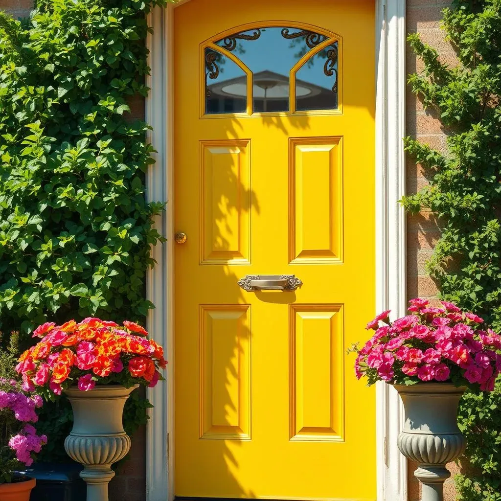 Inspiration et finitions : sublimer votre porte d'entrée repeinte