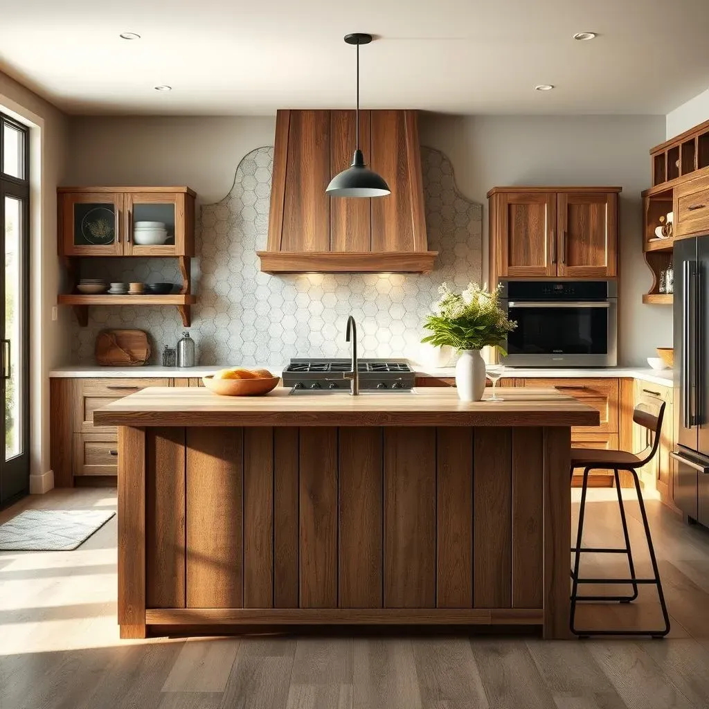 Inspiration et idées de décoration avec des meubles de cuisine en pin recyclé