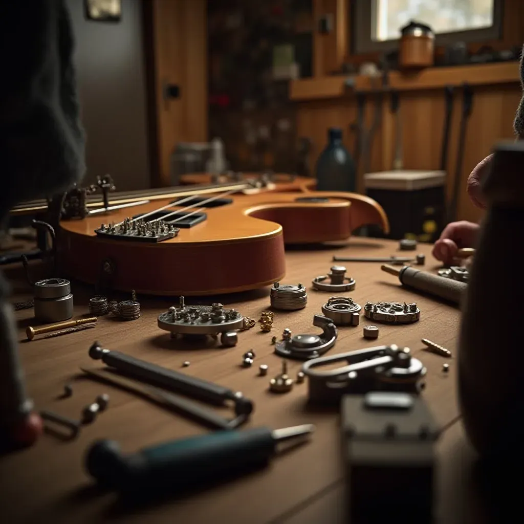 Kit Guitare Basse Électrique DIY 