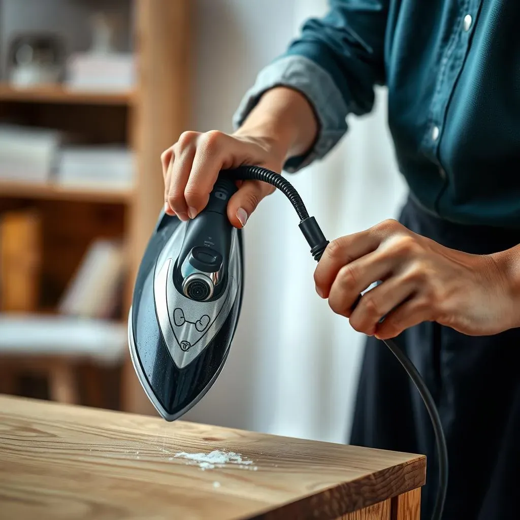 Le fer à repasser, allié secret pour restaurer un meuble abîmé : technique et astuces