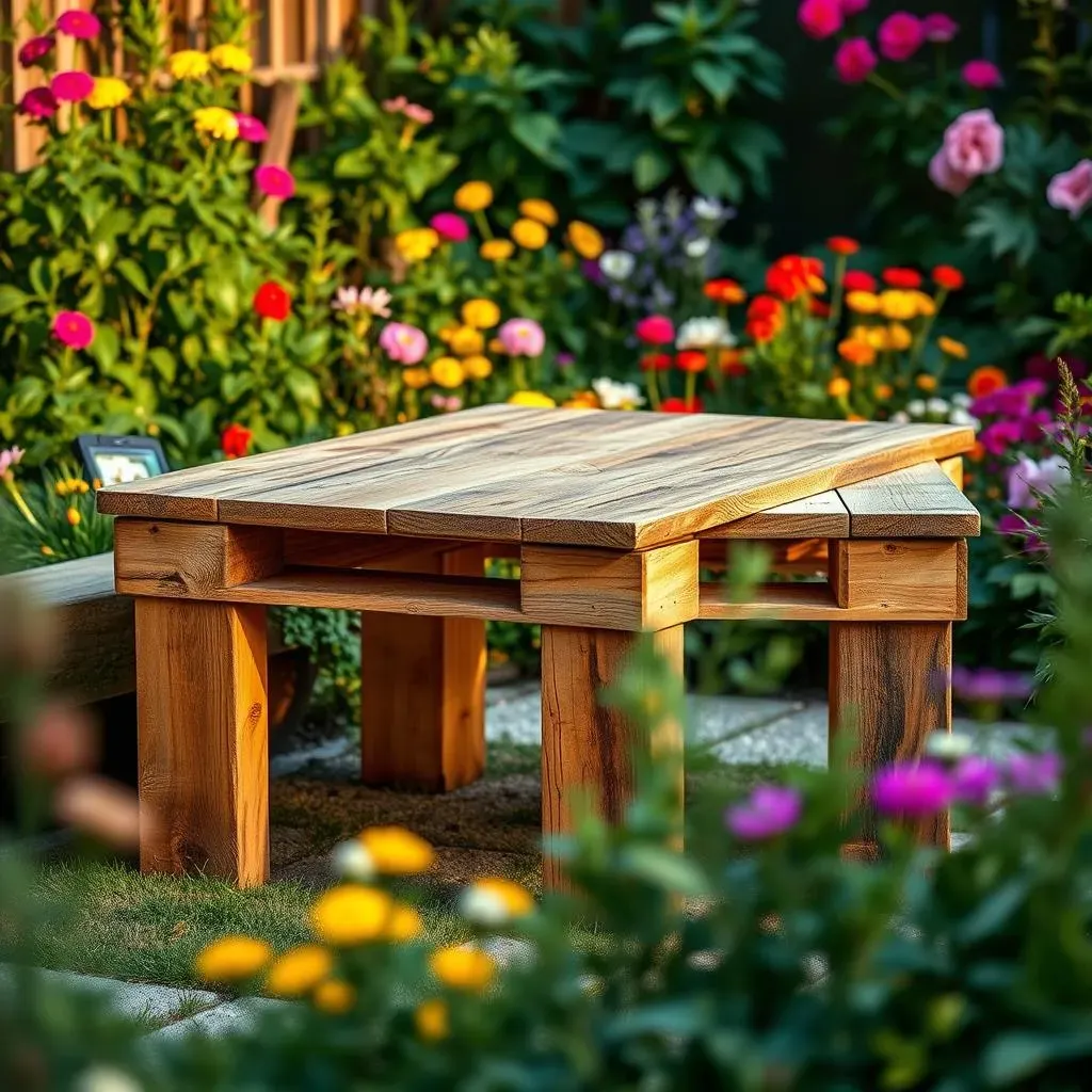 Les étapes clés pour créer votre table de jardin en palettes