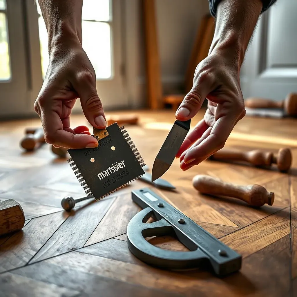 Les outils indispensables pour remplacer une lame de parquet abîmée