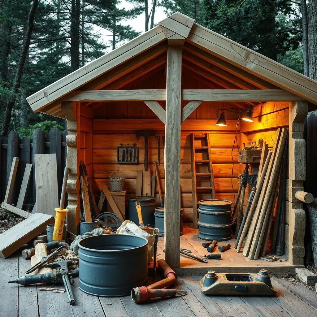 Les outils indispensables pour votre tutoriel de cabane en bois