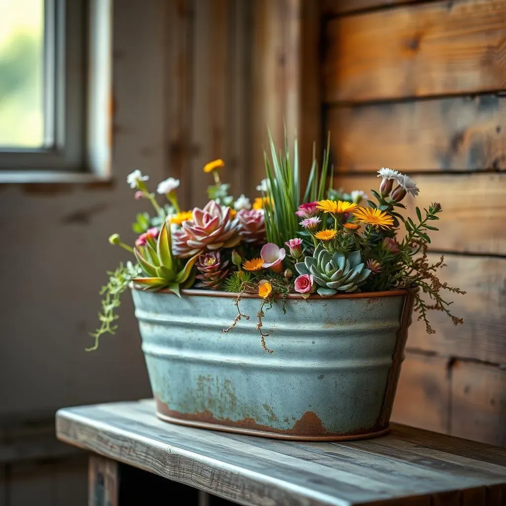 Matériaux originaux pour des jardinières uniques