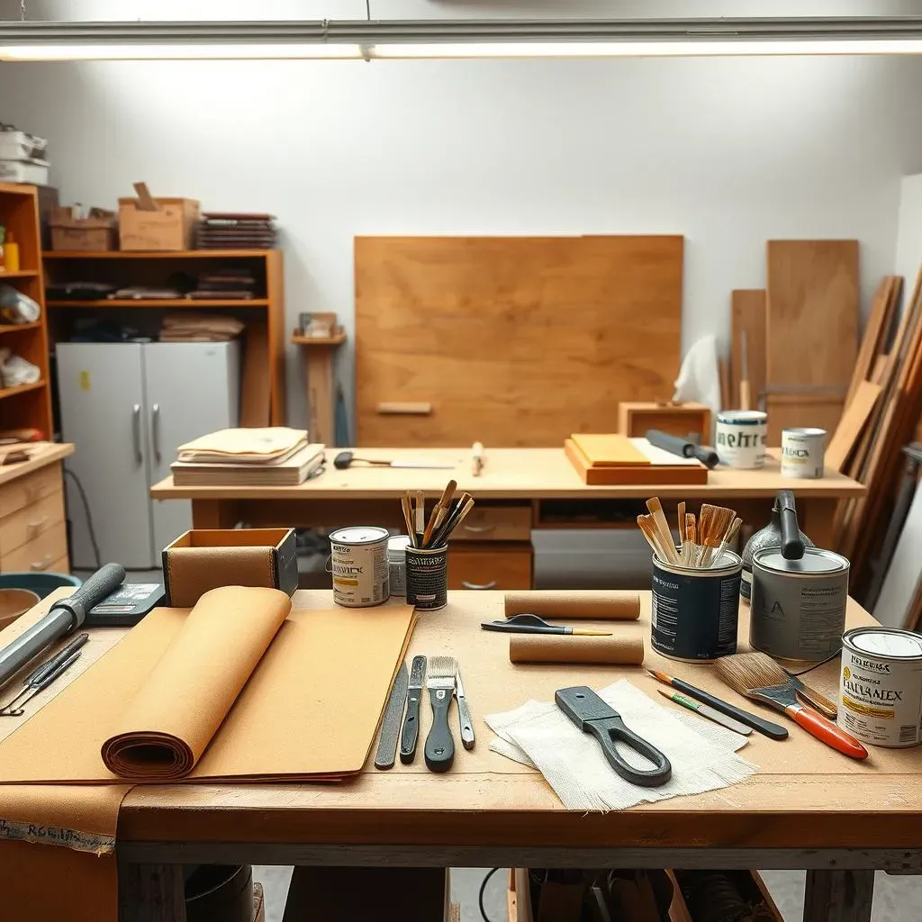Matériel essentiel et préparation pour votre tutoriel de relooking de table