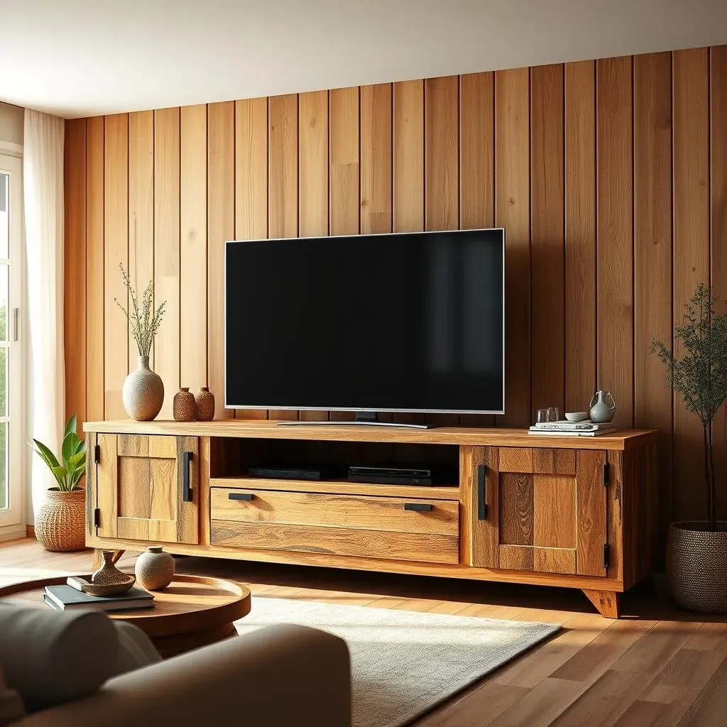 Meuble tv en bois recyclé : Les avantages de ce choix pour l'environnement