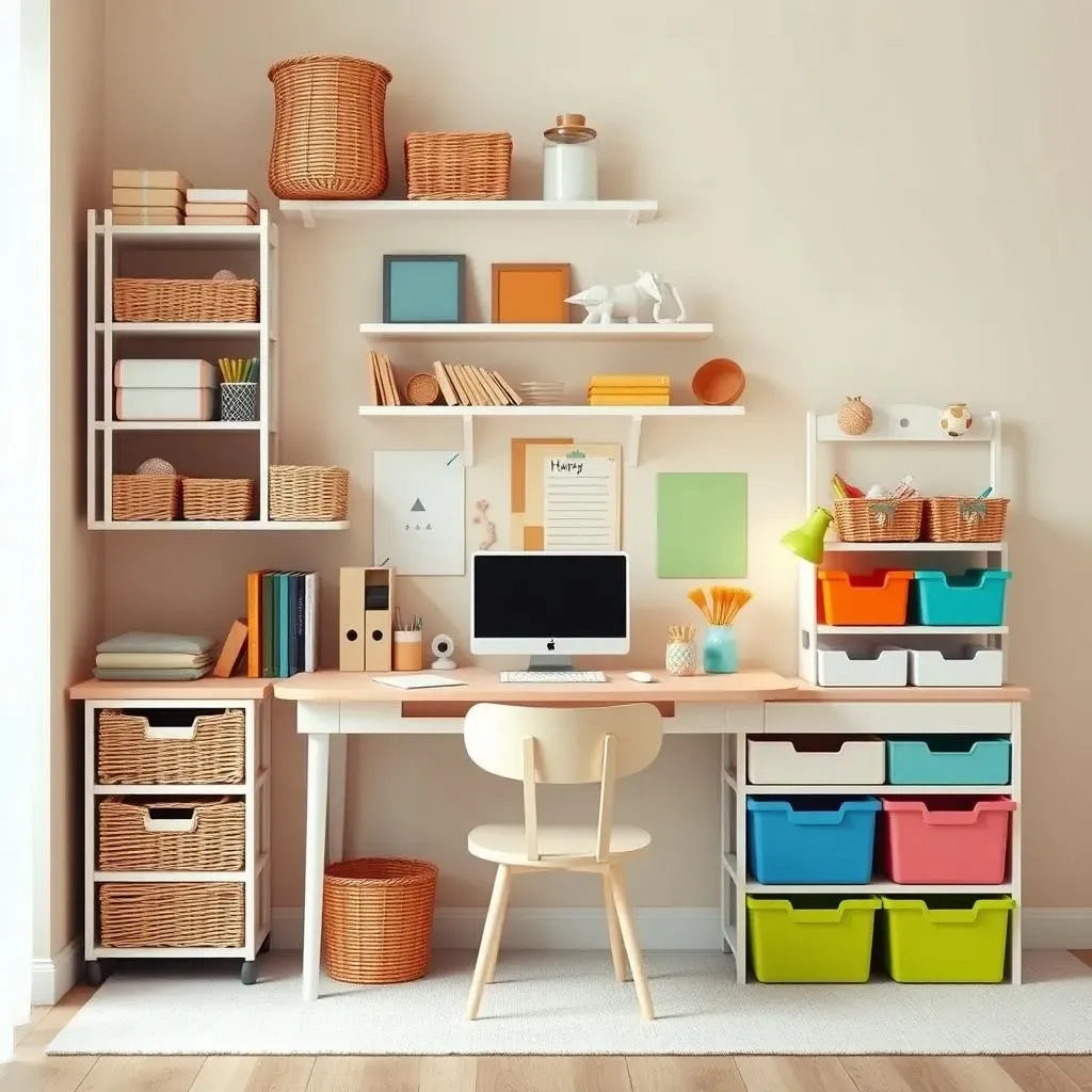 Optimiser l'espace : des rangements malins pour un bureau enfant DIY