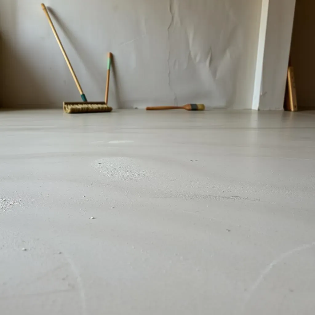 Préparation du sol en béton : la clé d'une peinture réussie