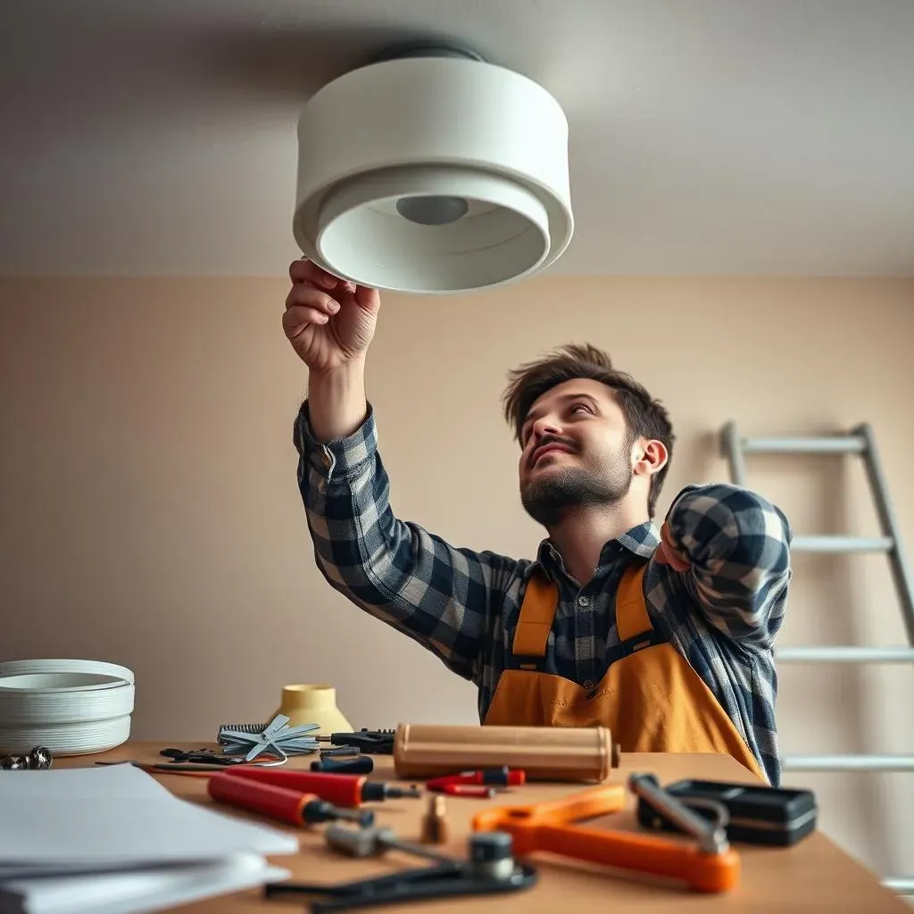 Préparation essentielle pour installer un plafonnier