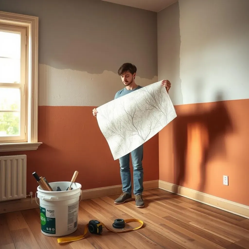Préparation essentielle pour poser votre revêtement mural adhésif