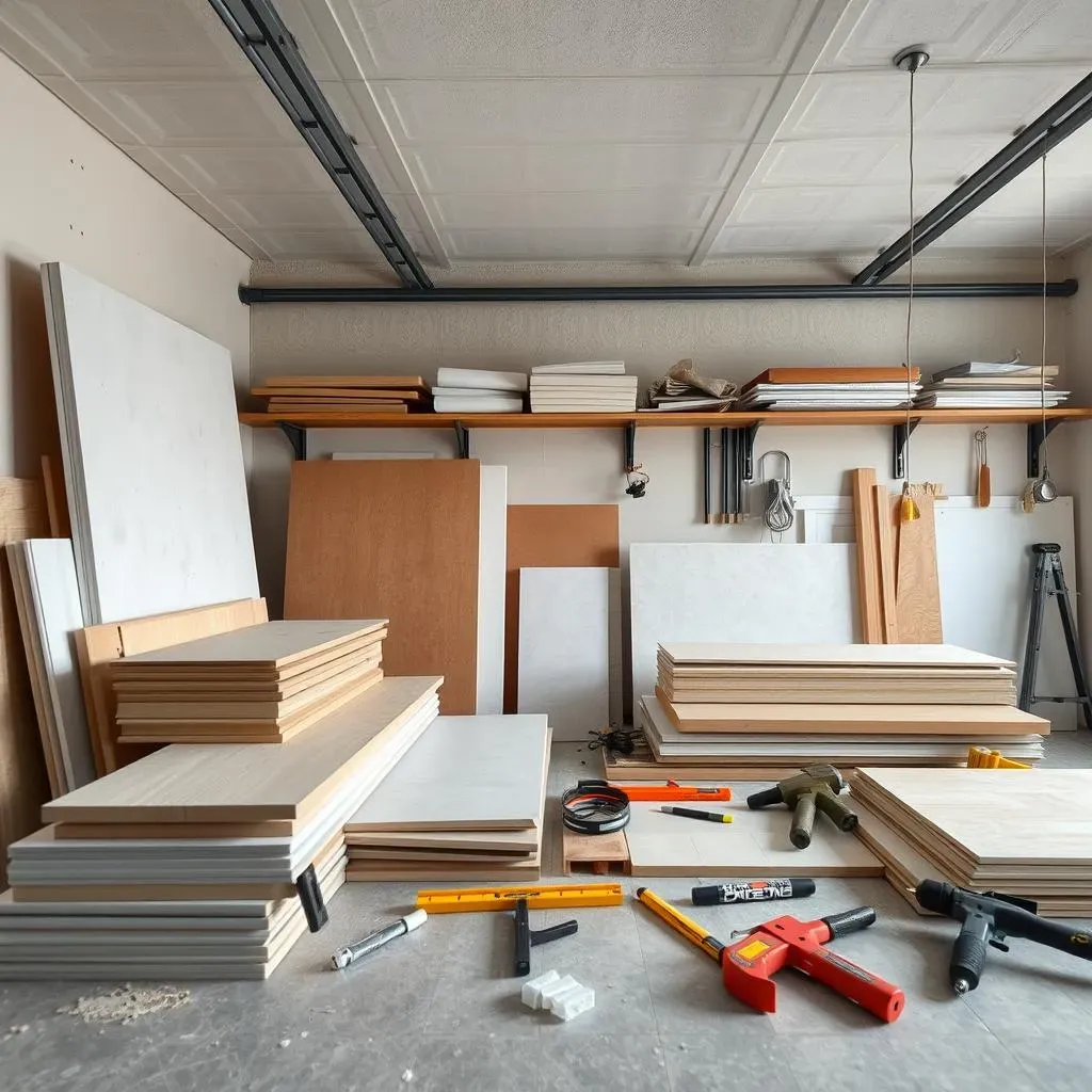 Préparation et matériel pour votre tutoriel de faux plafond