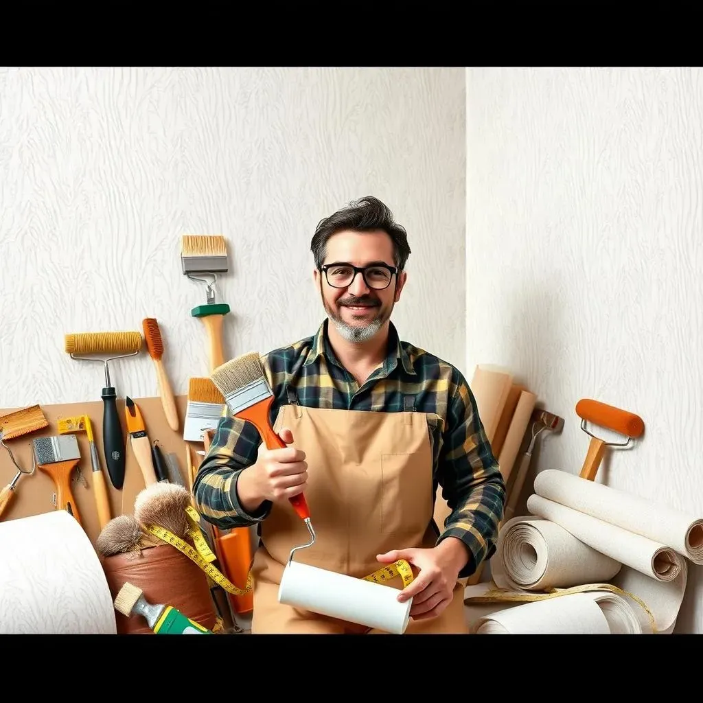 Préparation : L'étape clé pour un tutoriel de pose de papier peint intissé réussi