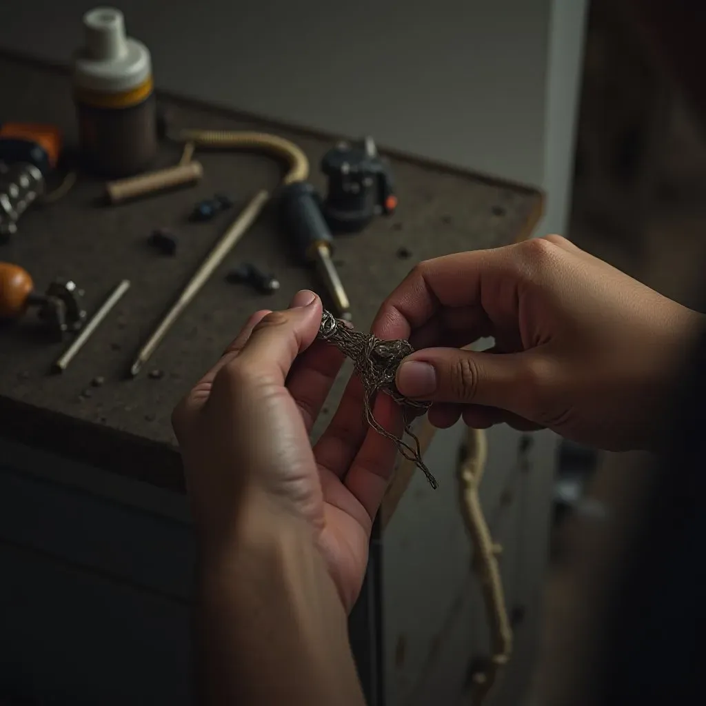 Réparer un fil électrique endommagé