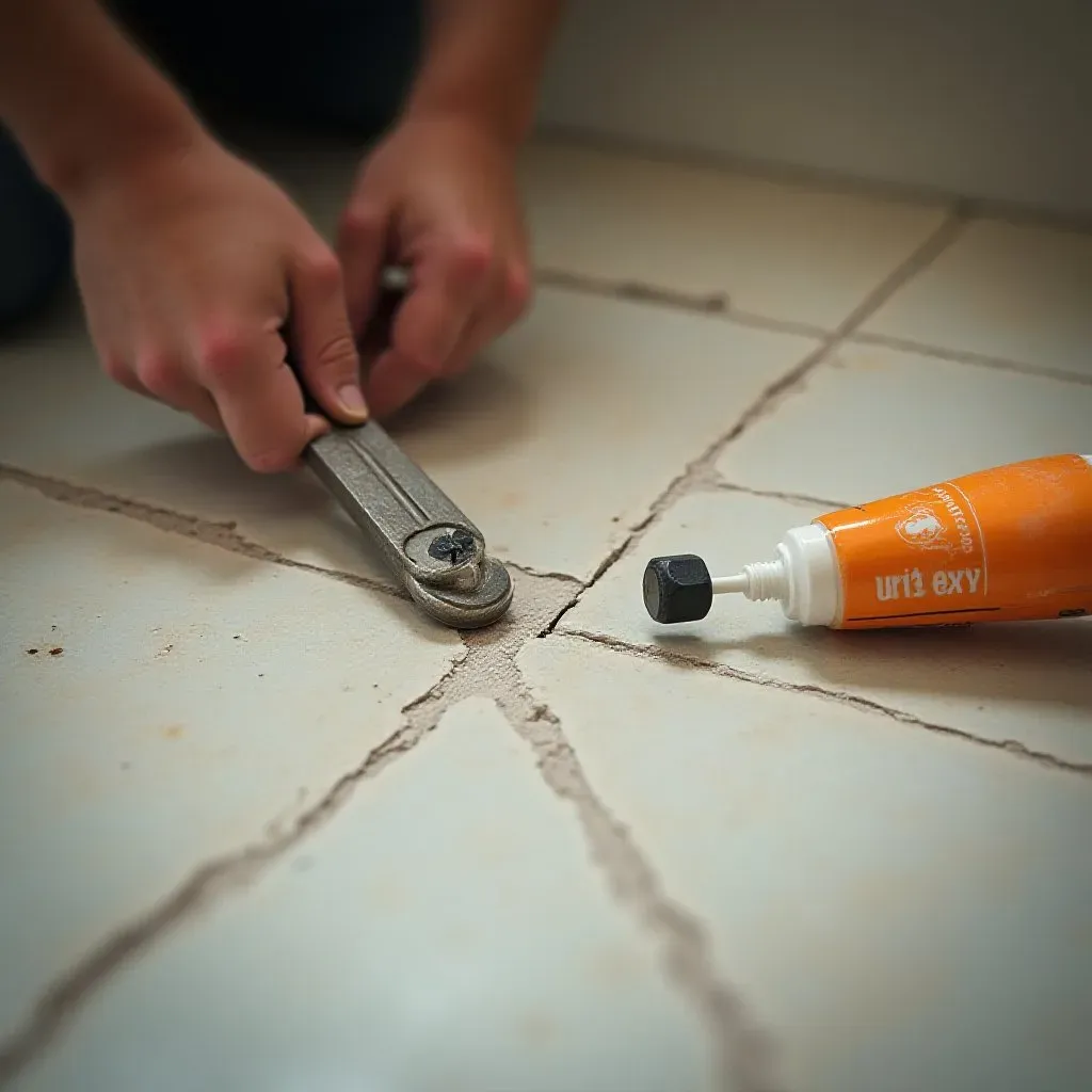 Réparer une Fissure dans un Carrelage de Sol 