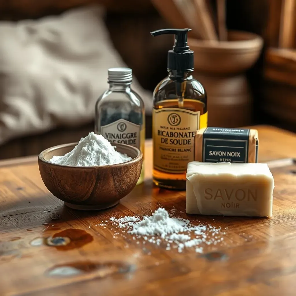 Solutions naturelles et alternatives pour nettoyer les taches sur bois