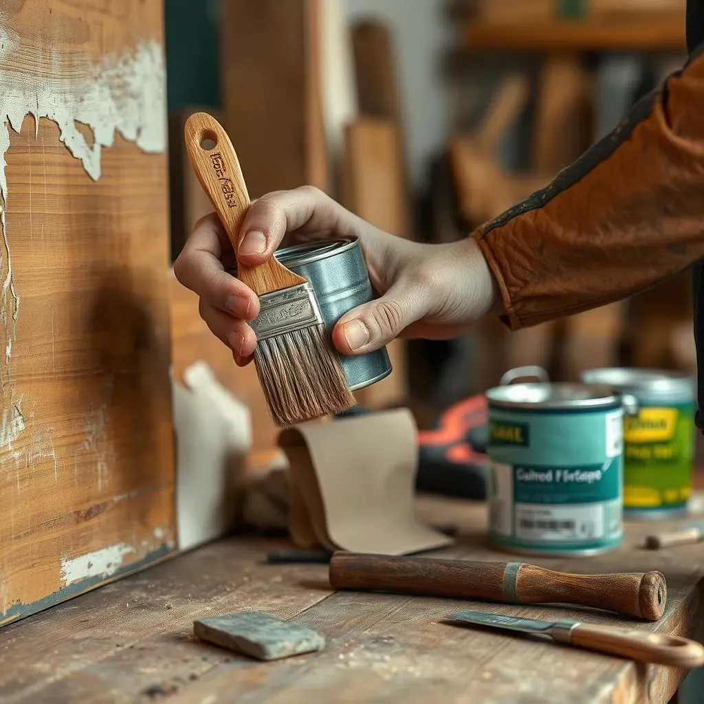 Techniques de réparation de la peinture écaillée