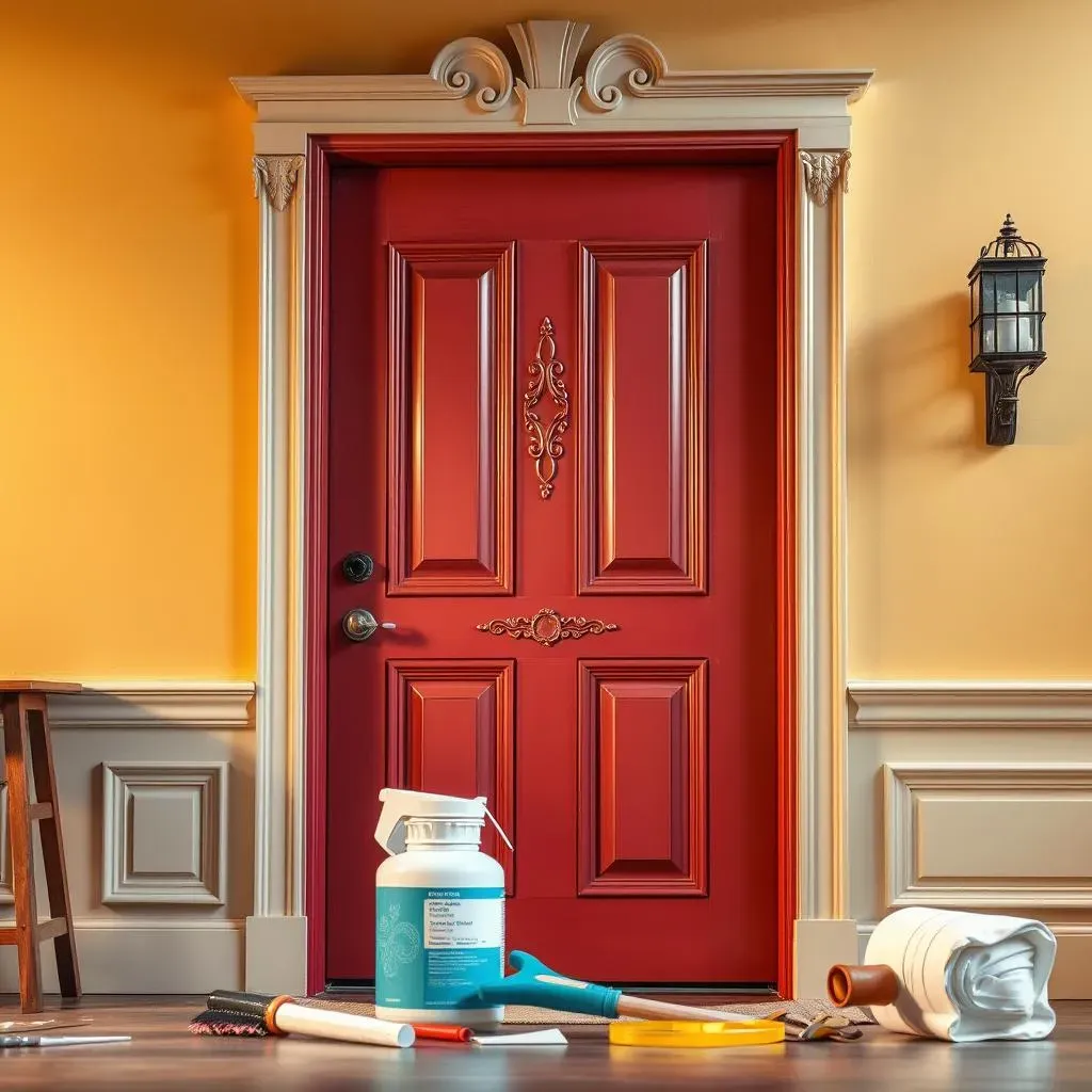 Techniques et astuces pour une peinture de porte d'entrée impeccable