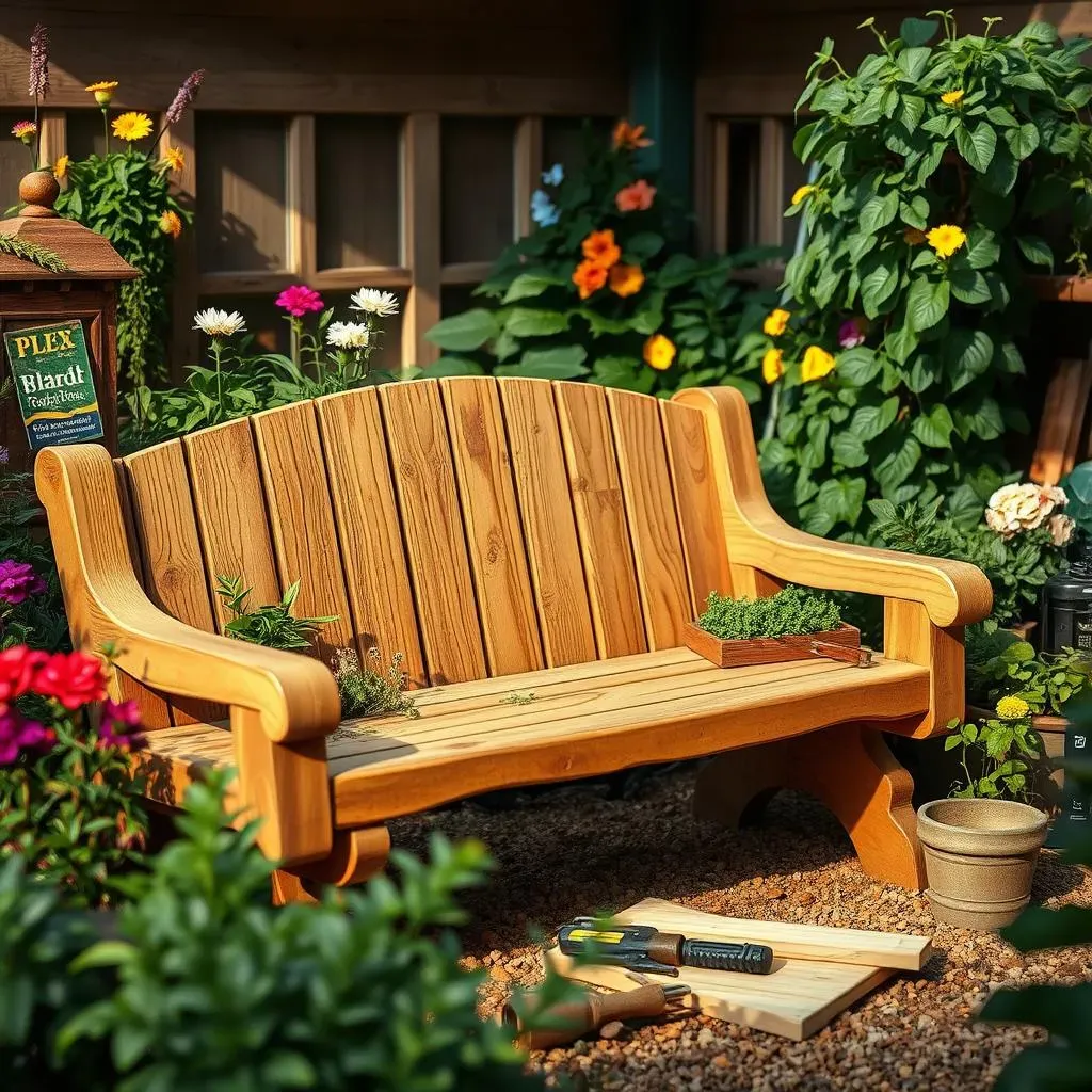 Tutoriel incroyable pour construire un banc de jardin