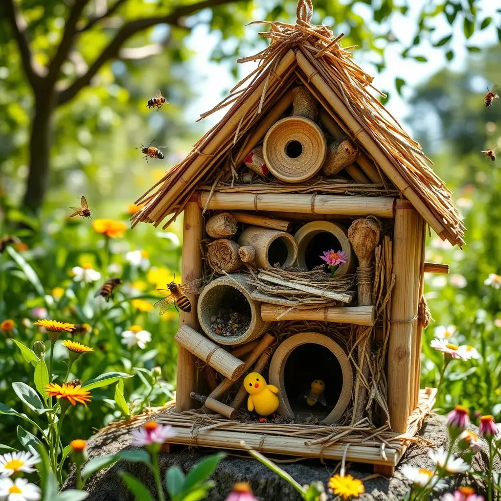 Tutoriel facile pour créer un hôtel à insectes DIY incroyable