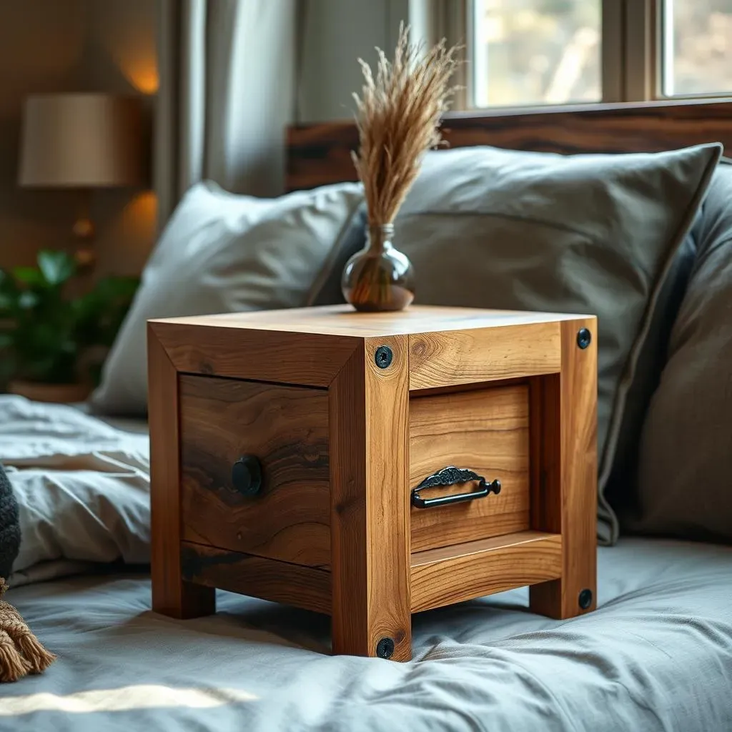 Tutoriel facile et rapide : table de chevet bois.