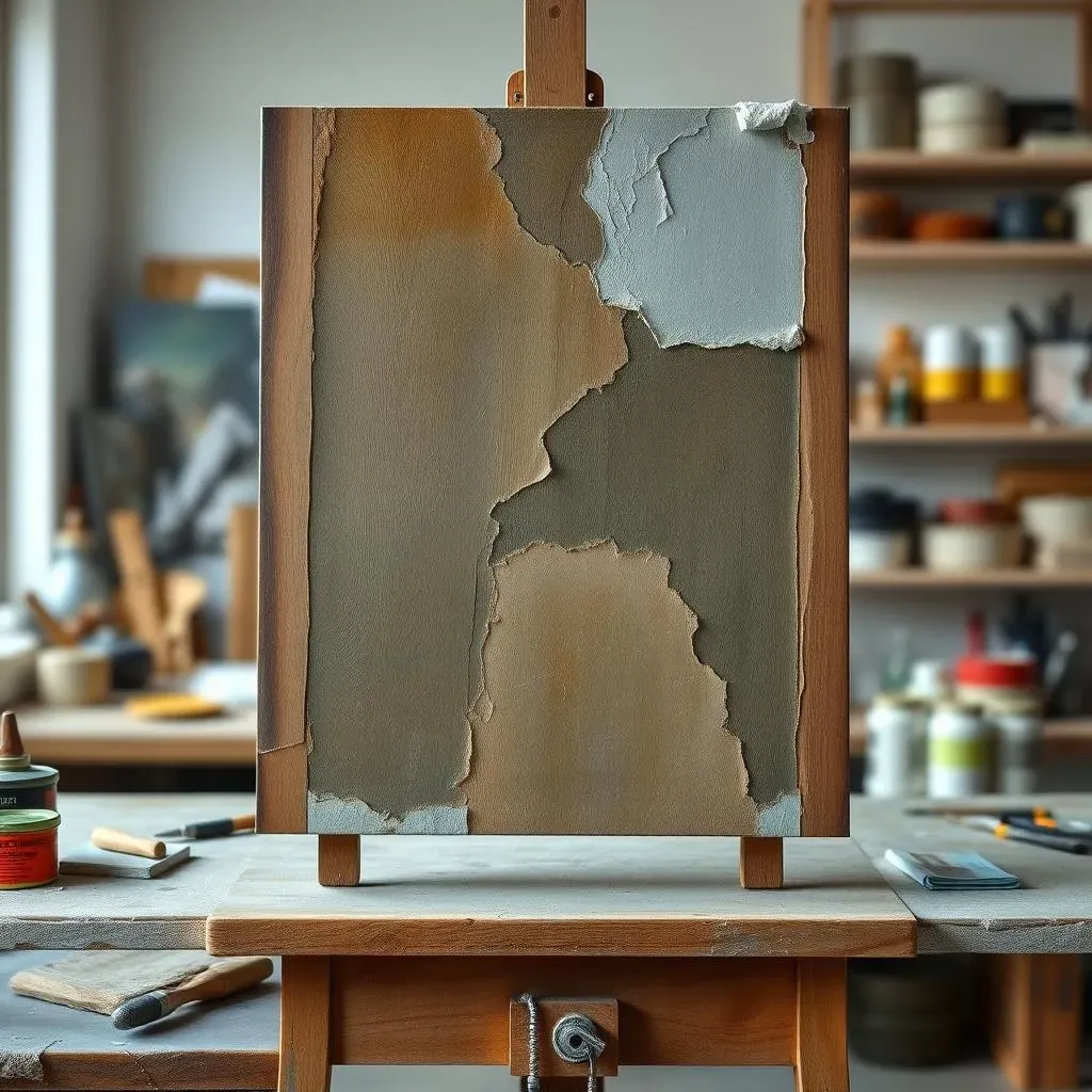 Tutoriel pour restaurer une peinture écaillée : la préparation